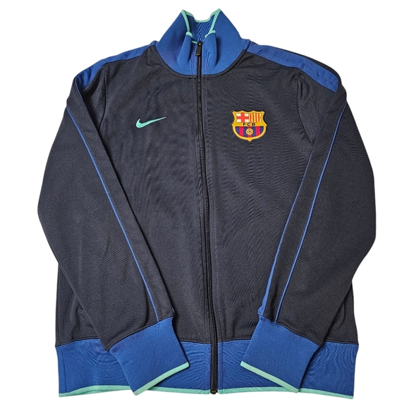 Nike BARCELONA FCB N98 Football Soccer Track Jacket Mens